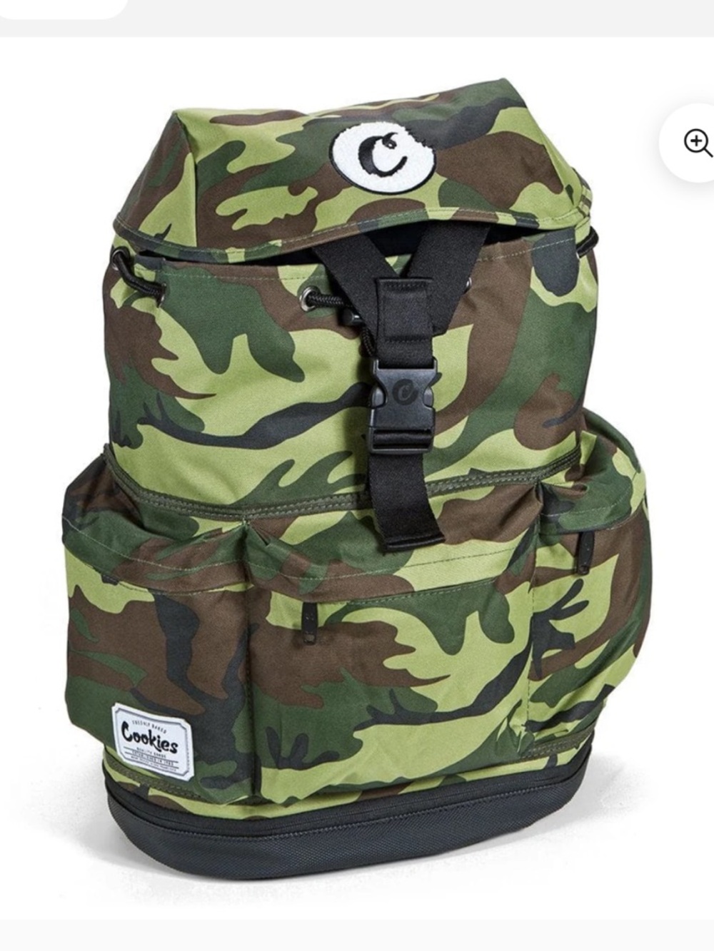 COOKIES BACKPACK UTILITY RUCKSACK (CAMO) NWT